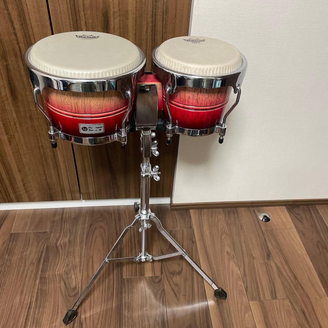 Remoヘッド交換済LP ボンゴ スタンド付き 超美品‼️