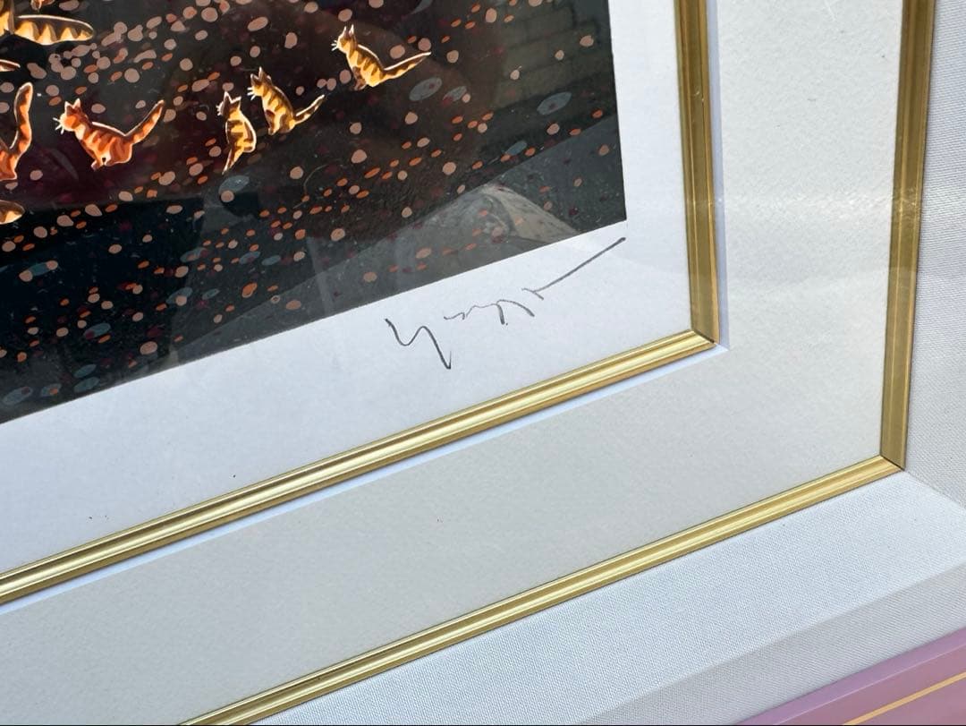 ヒロ・ヤマガタ 猫たちのバラード　作品証明書付193/250