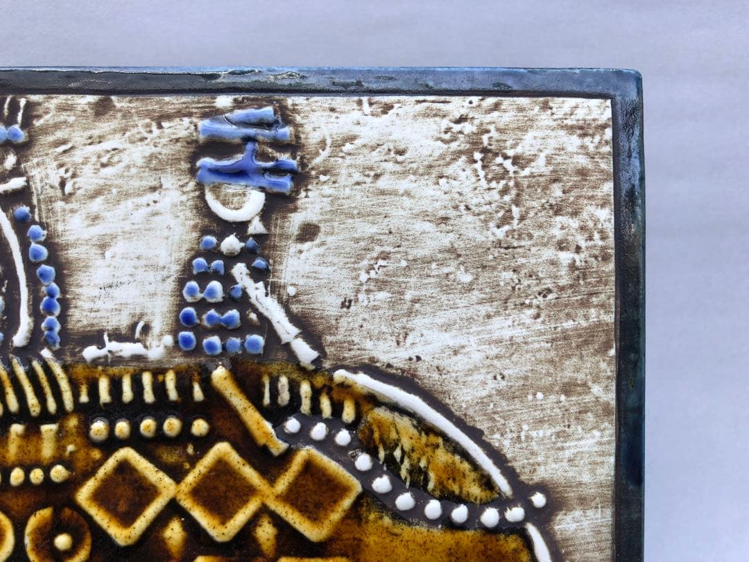 リサ・ラーソン（Lisa Larson）　陶板　象