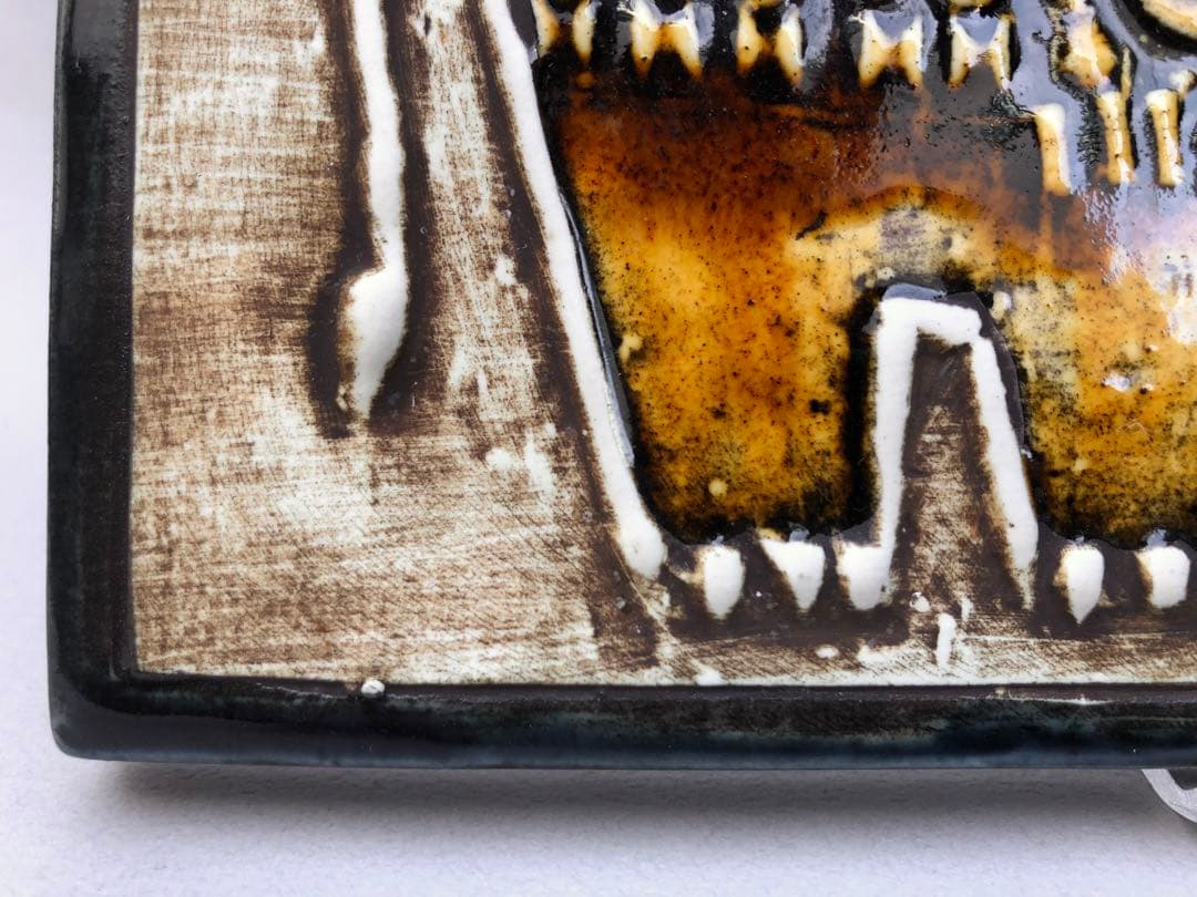 リサ・ラーソン（Lisa Larson）　陶板　象