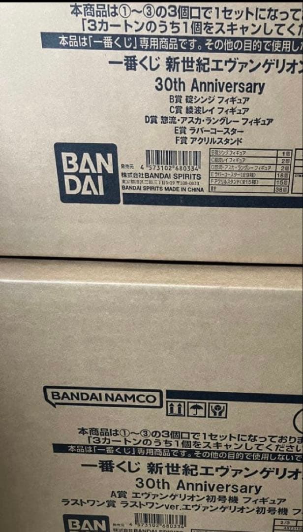 一番くじ 新世紀エヴァンゲリオン 1ロット　合計61点