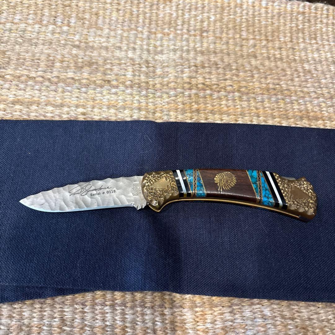 BACK CUSTOM ナバホ　イエローホース作 フリントロック　ナイフ