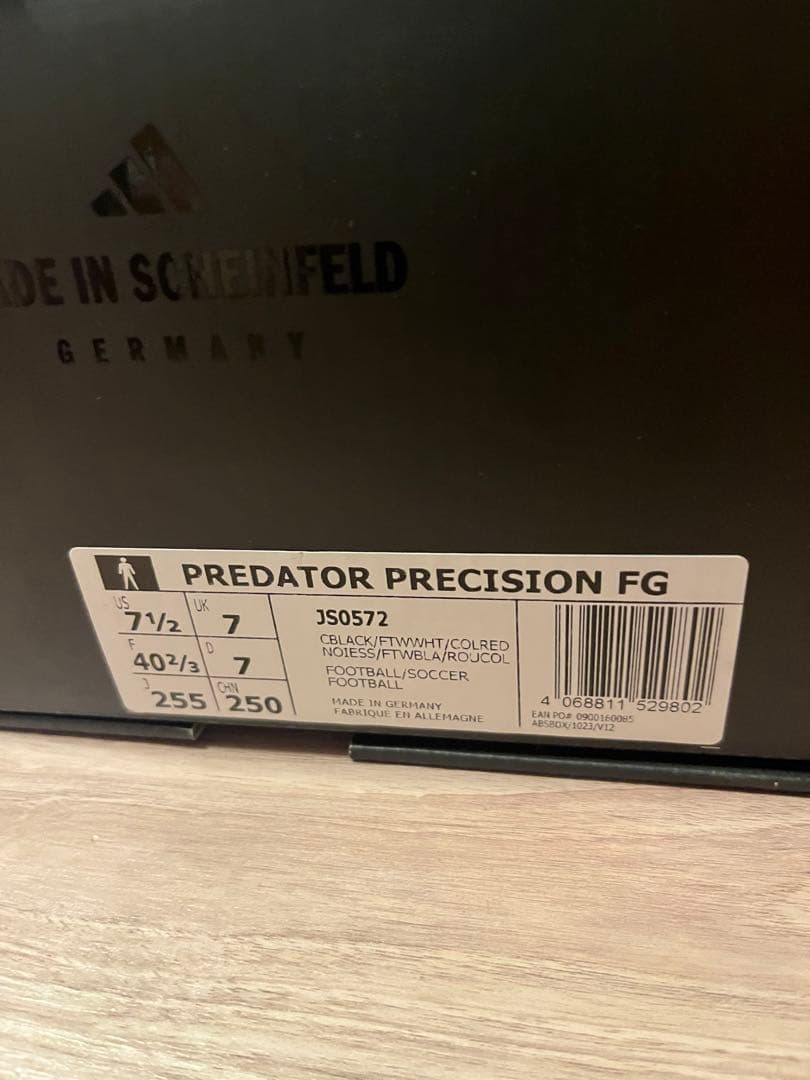 adidas PREDATOR PRECISION FG サイズ25.5