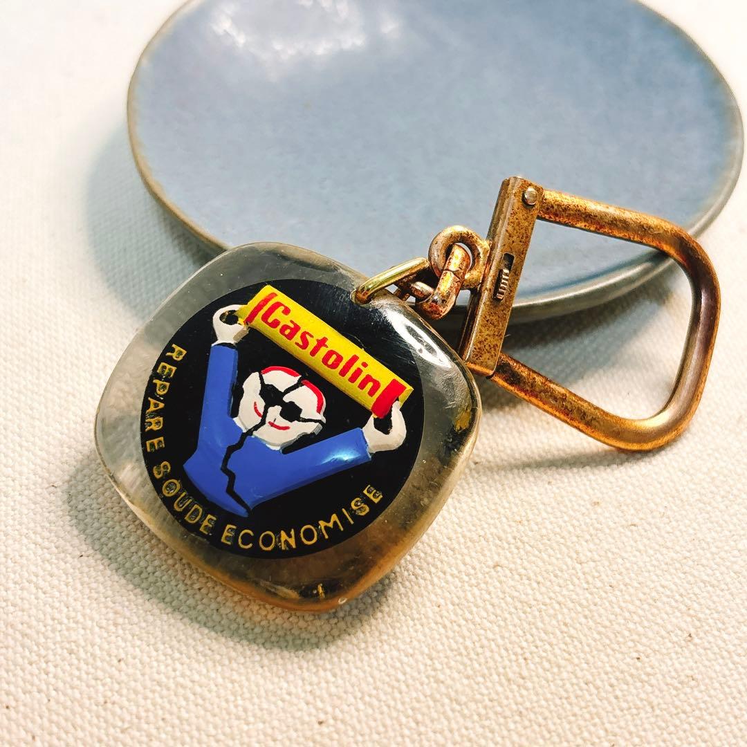 ブルボン キーホルダー Castolin コンパス フランス方位磁針 レイモン