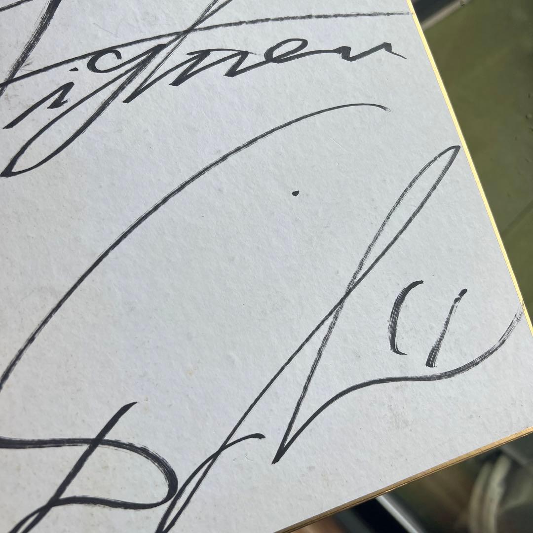 【値下げしました】ダルビッシュ有直筆サイン色紙（値下げしました）