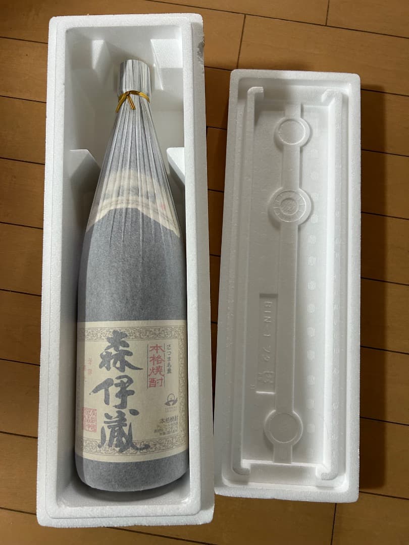 森伊蔵 焼酎 和風ラッピング