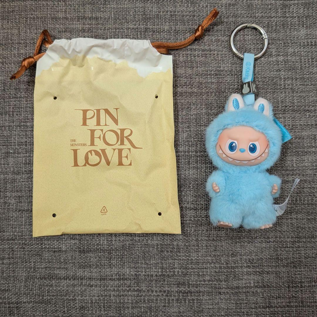 【正規品】 ラブブ ぬいぐるみ アルファベット PIN FOR LOVE 【K】