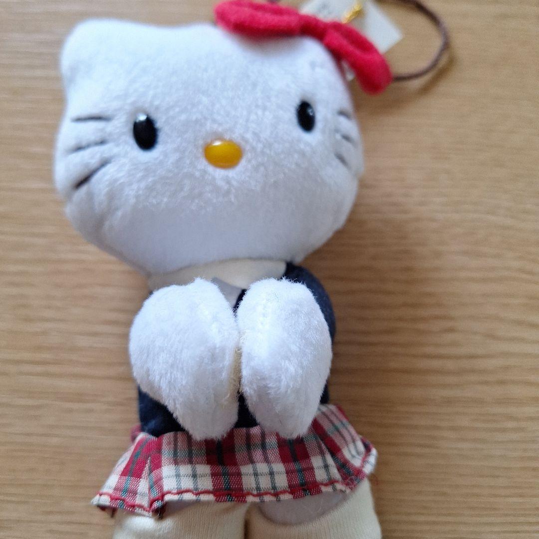 Sanrio 【レア1997年】ハローキティ足長 ルーズソックス制服 ストラップ