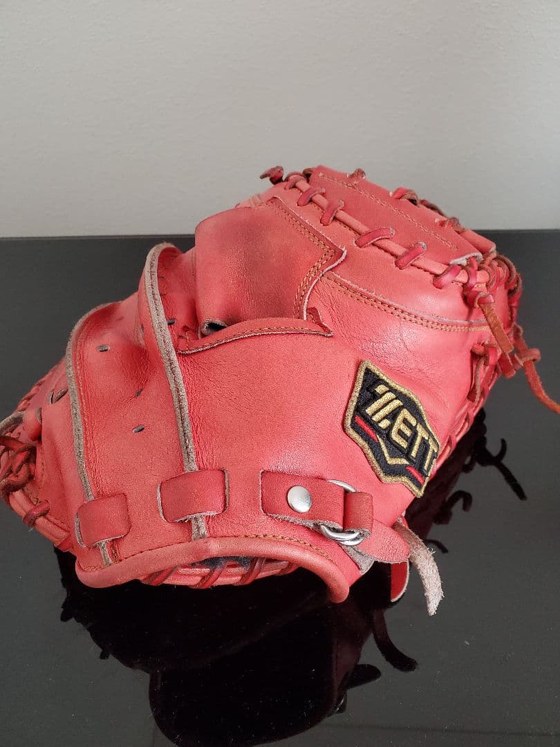 ZETT キャッチャーミット　PROSTATUS 軟式　　刺繍無し　サブ硬式可能