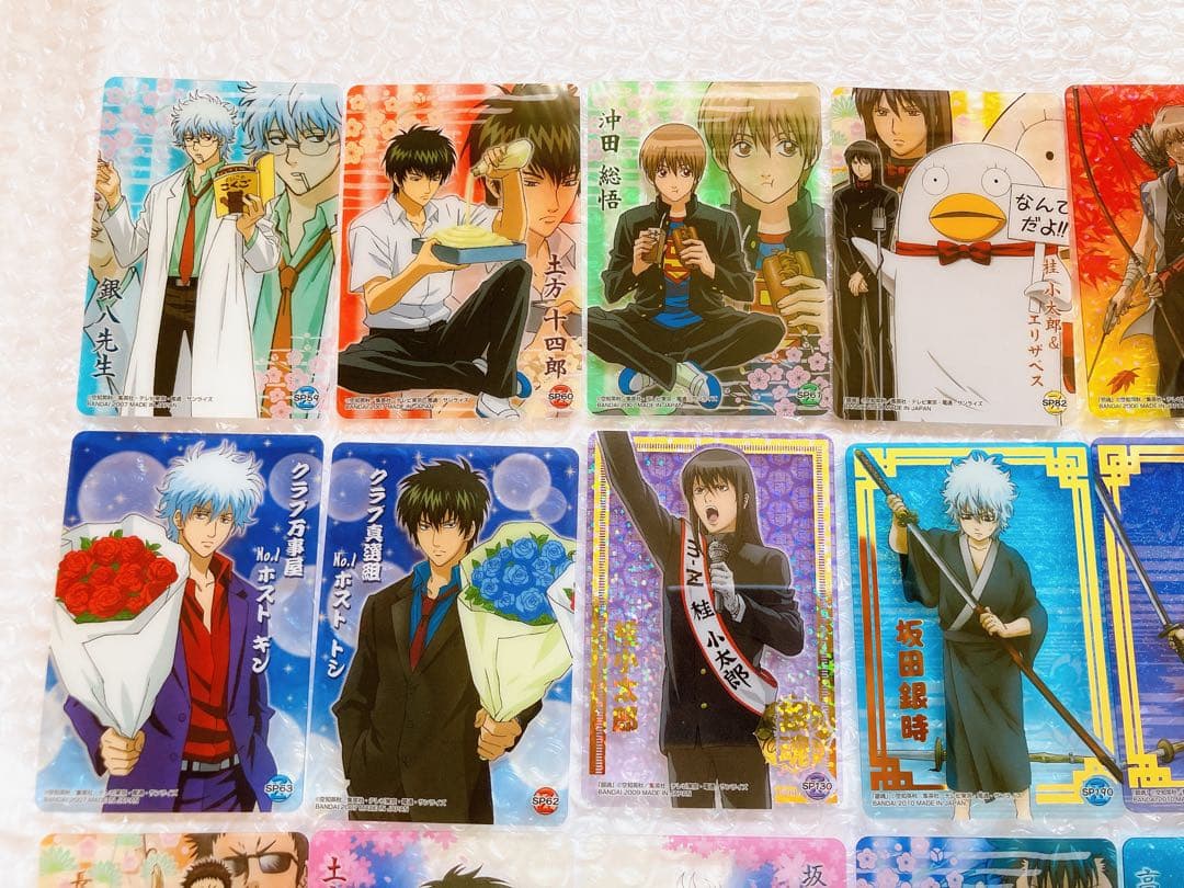 銀魂 カード 128枚 レア 箔押し カードダス ウエハースカード