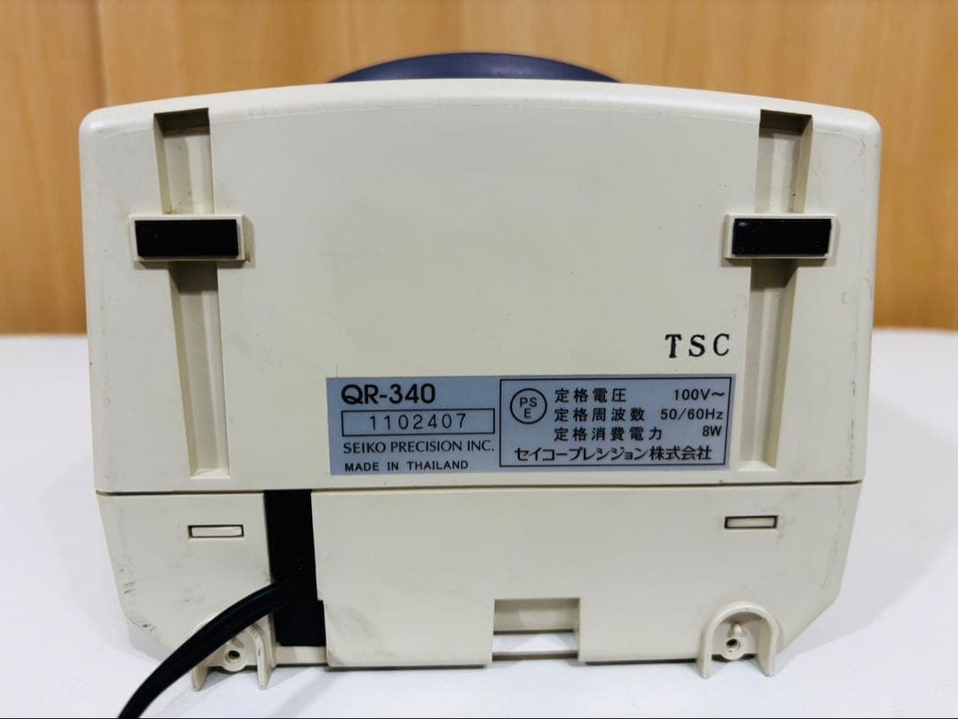 SEIKO QR-340 タイムレコーダー　タイムカード