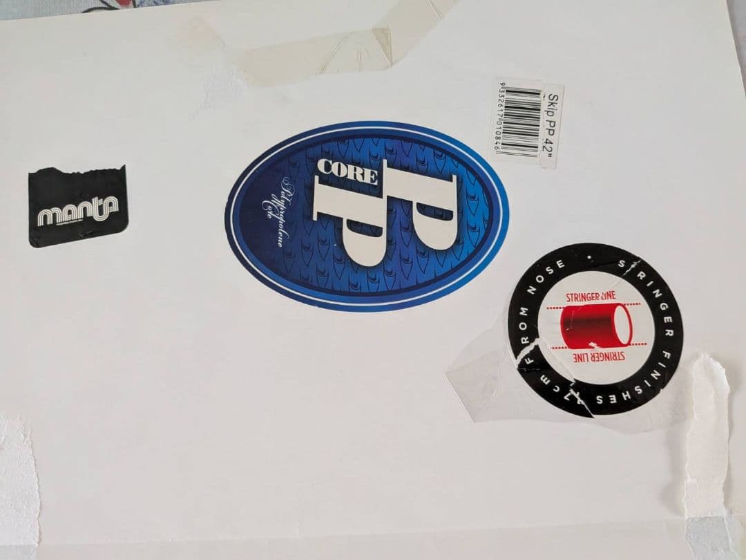 美品 MANTA マンタ ボディボード スペンサースキッパーモデル　42インチ