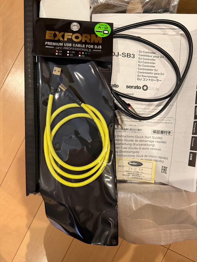 Pioneer DDJ-SB3 【出入力ケーブル付き！】