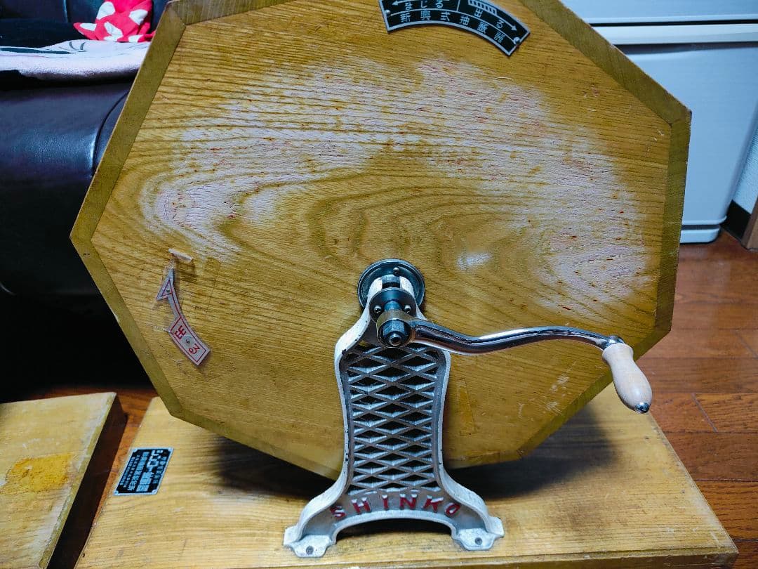 シンコー抽選器 ガラポン ガラガラ 抽選機 レトロ 木製 3台