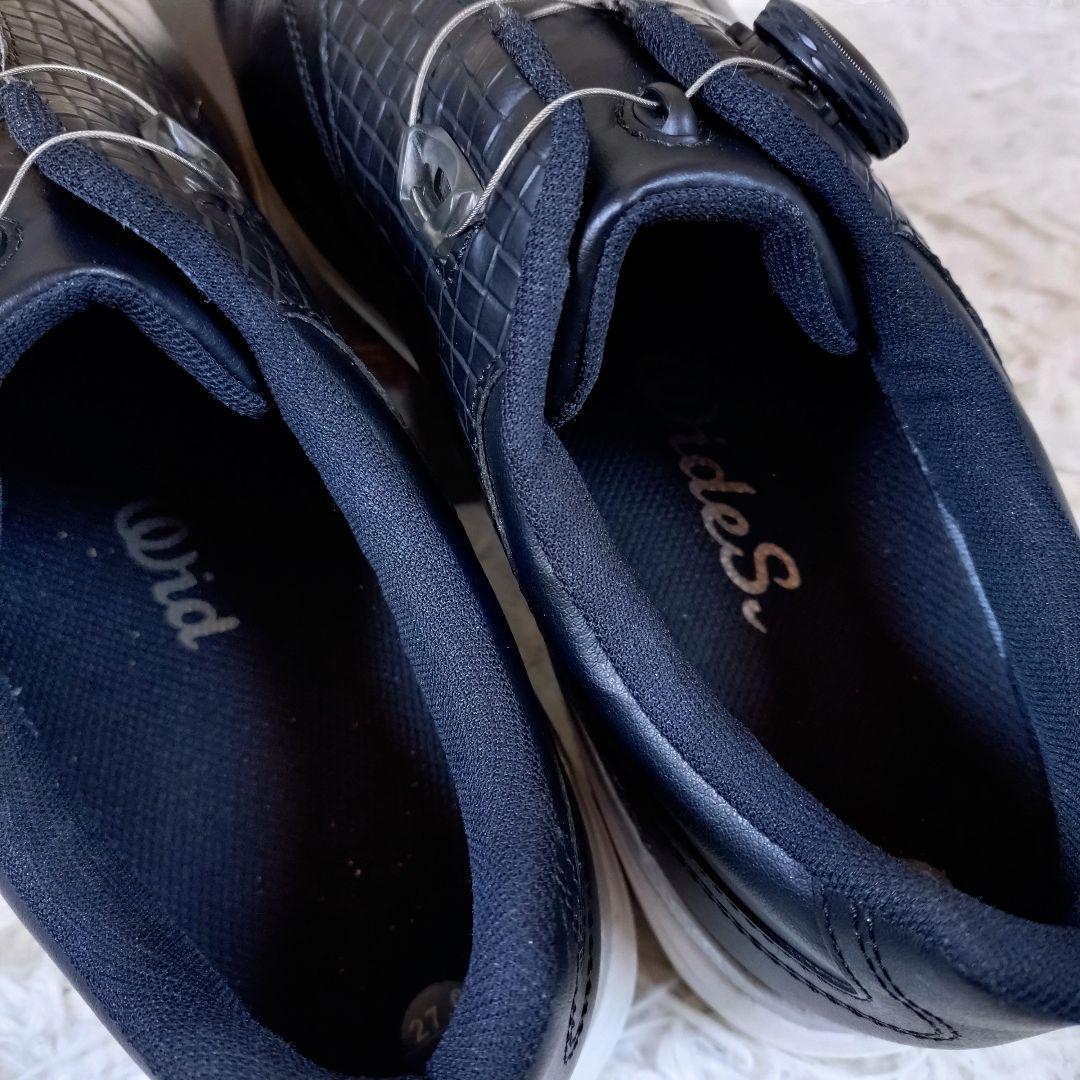 MIZUNO GOLF　ワイドスタイル003 ボア　ゴルフシューズ　黒