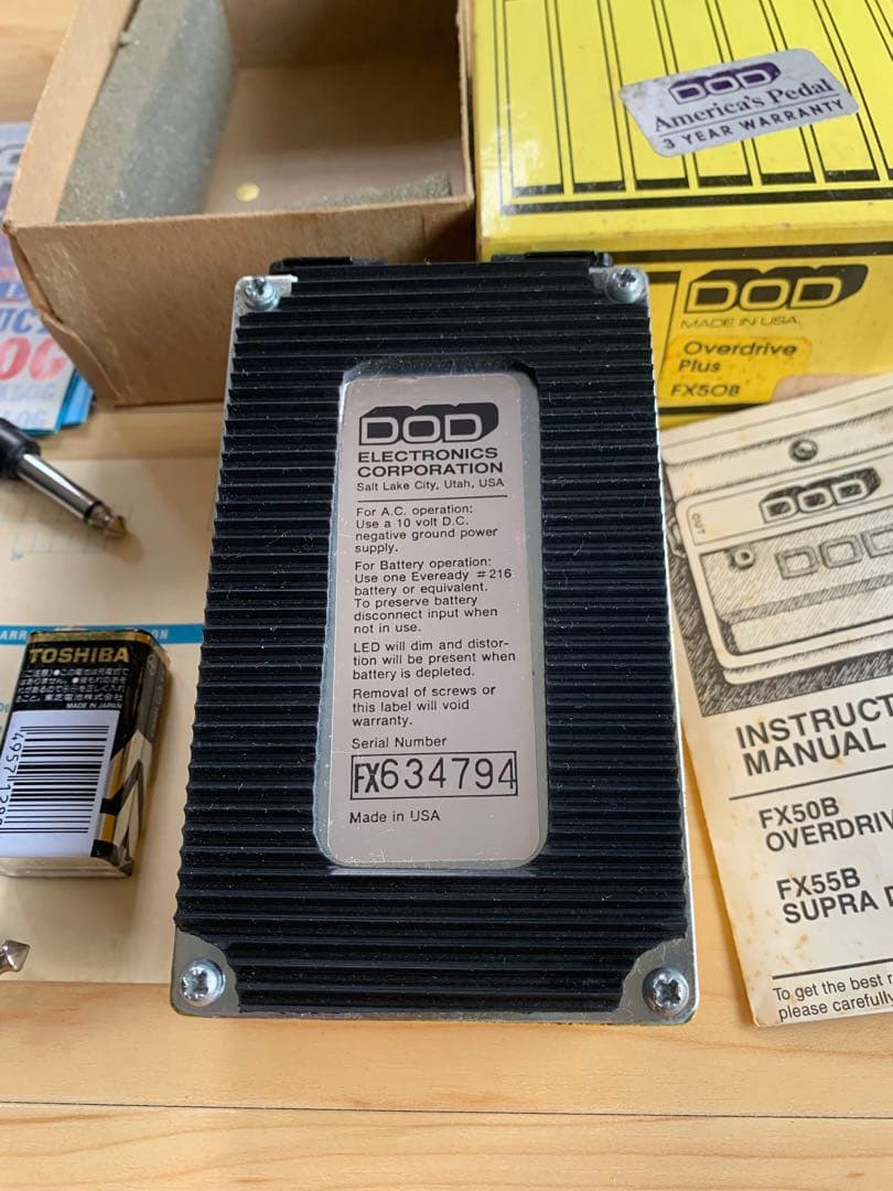 DOD FX50B Overdrive Plus ギターエフェクター