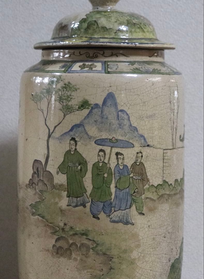 京焼の名工　仁清　大瓶　木箱付　送料込み250526