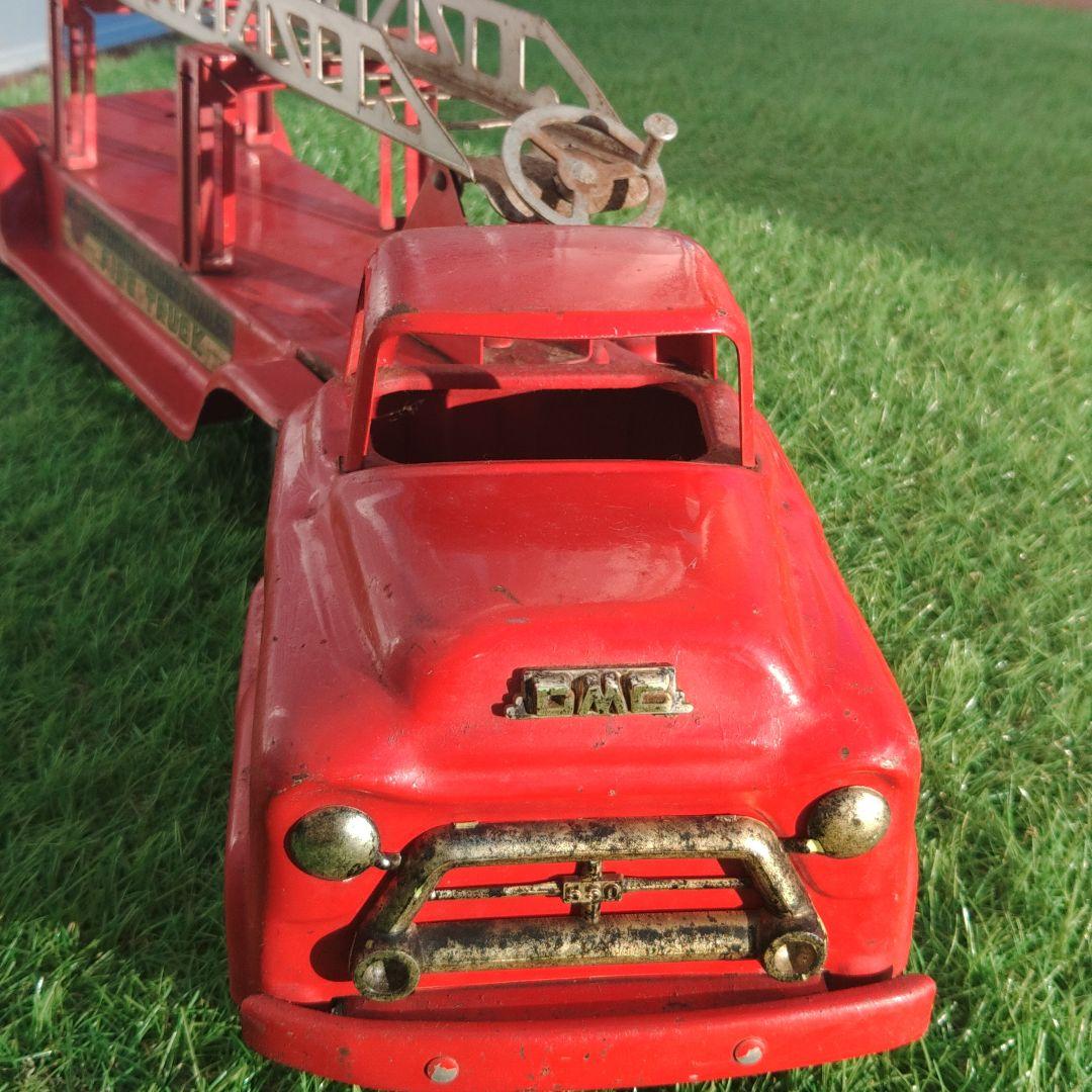 ⭕2日間限定セール‼️ブリキおもちゃ❇️ブリキ 消防車 ⭐ヴィンテージ⭐USA