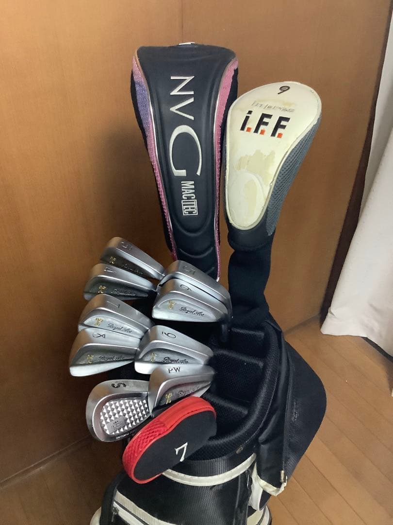 メンズ　ゴルフクラブセット　マックテック他12本セット　キャディバッグ付