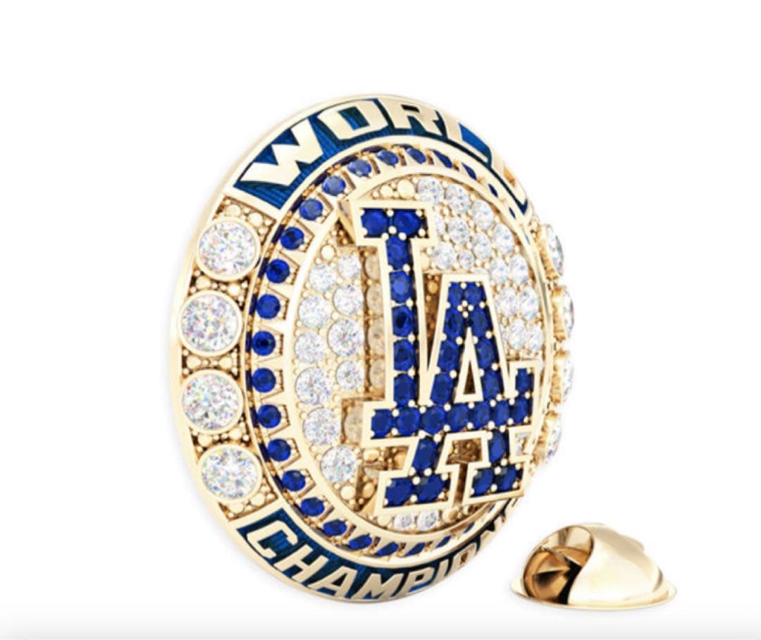 MLB公式 認定品 2024ドジャース ラペルピンバッジワールドシリーズ優勝記念