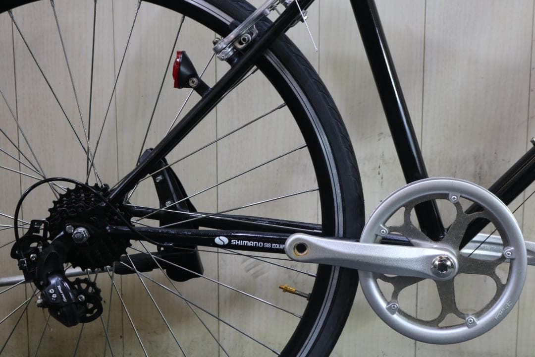 アニマートVIENTO 700C シマノ7速 430mm BLACKクロスバイク