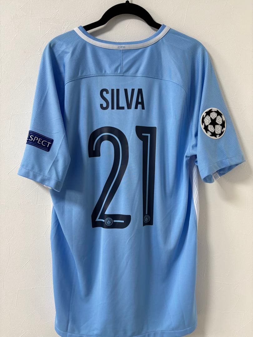 【正規品】マンチェスターシティ　17/18 ユニフォーム　ダビドシルバ