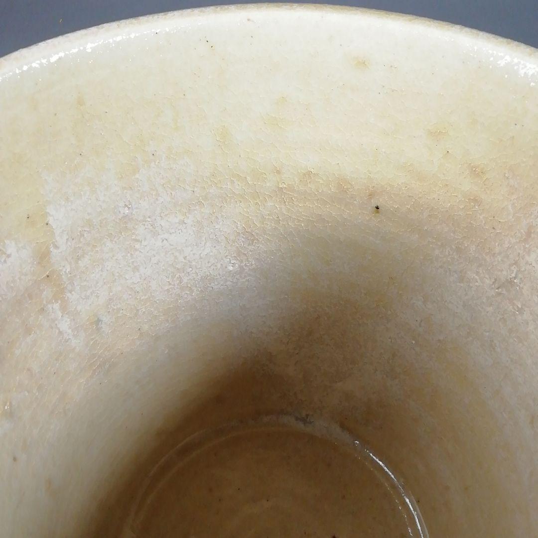 Ｔ６８８　水指　『黄瀬戸　棒ノ先』『加藤芳右衛門 造』　共箱　茶道具