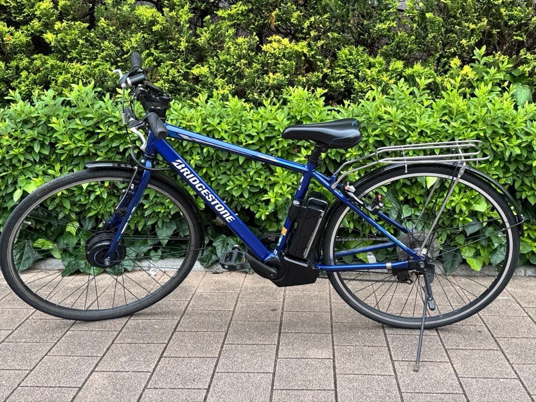 引き取り限定 ブリヂストンTB1e ブルー(回生充電モデル) サイコン付き
