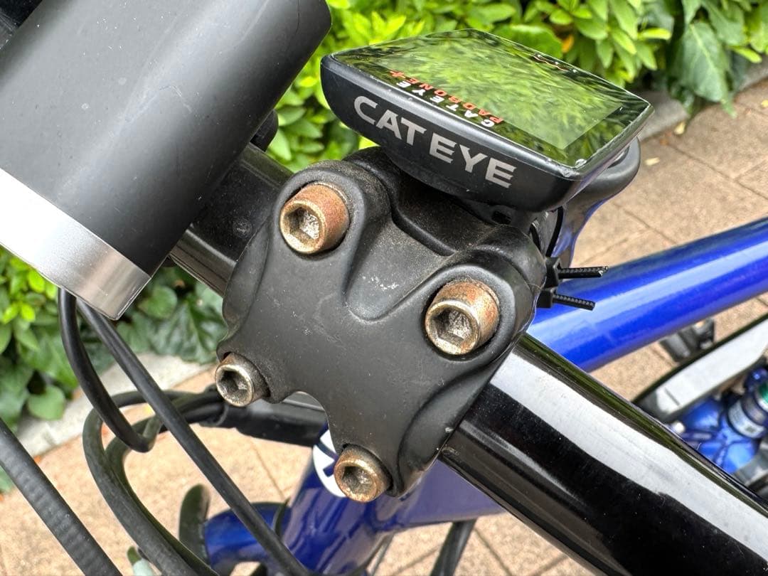 引き取り限定 ブリヂストンTB1e ブルー(回生充電モデル) サイコン付き