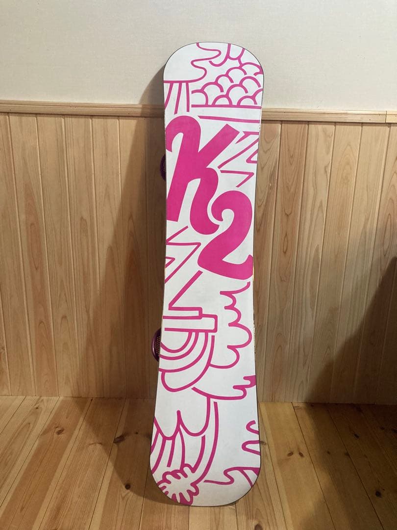 K2 スノーボード カラフルデザイン　キッズ　2点セット　120cm
