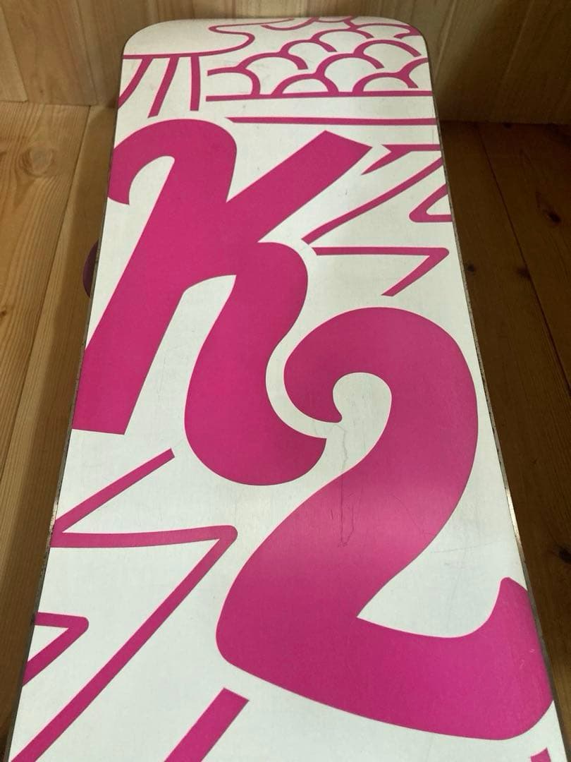 K2 スノーボード カラフルデザイン　キッズ　2点セット　120cm