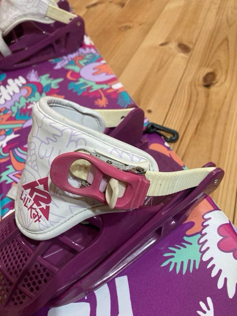 K2 スノーボード カラフルデザイン　キッズ　2点セット　120cm