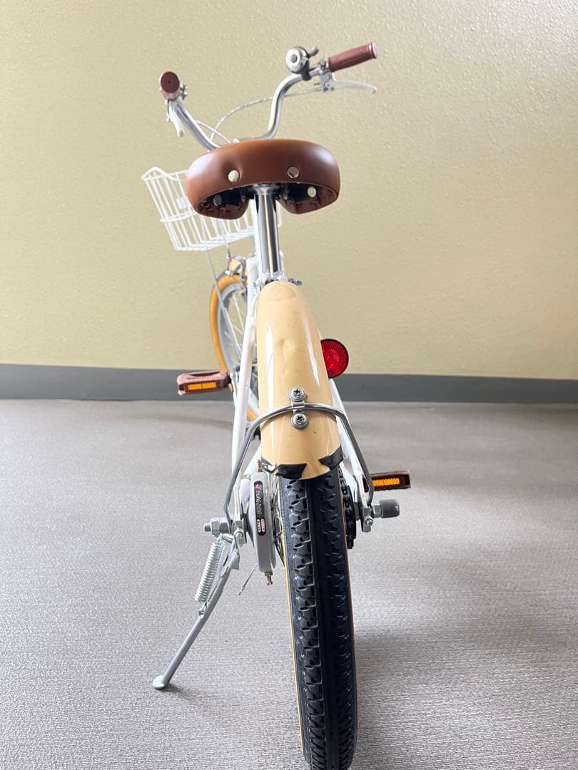 【引き取り限定】美品 子ども用自転車 ホワイト18インチ