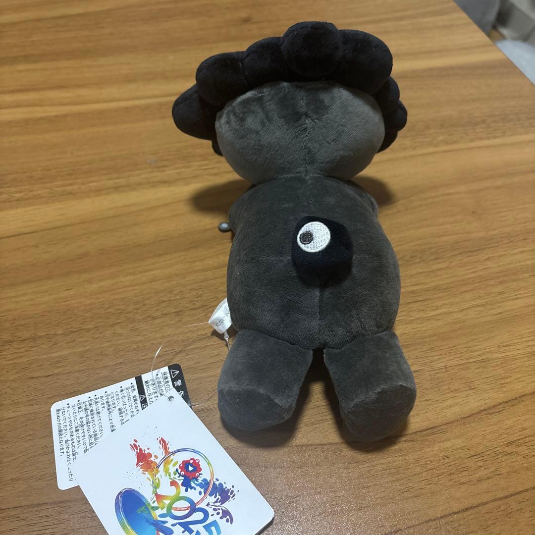 きろりん　最終値引き【現地購入完売品】黒ミャク 這い型ぬいぐるみ　Sサイズ