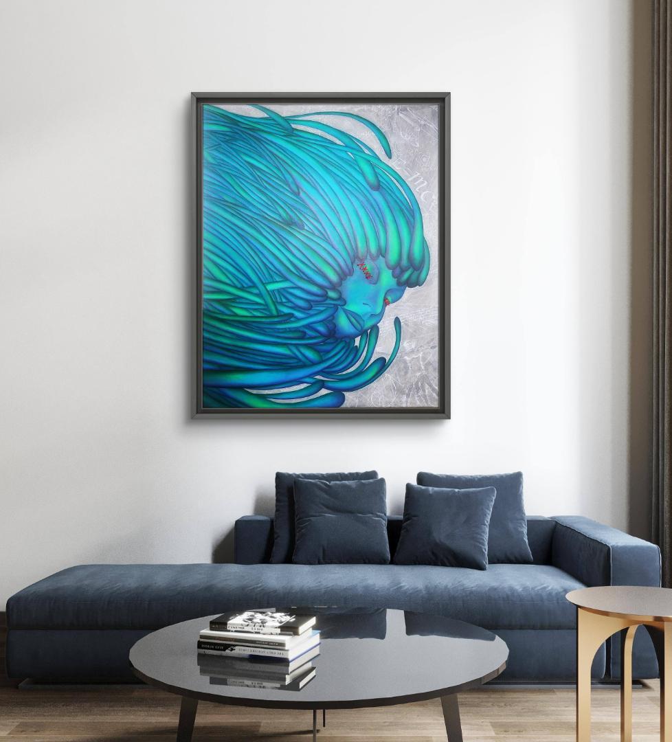 奇天烈Ⅱ / モダン画 キャンバス 117×91㎝ F50 原画のみ 現代アート