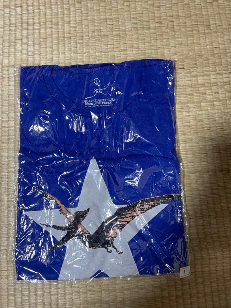 【希少】新品未使用　BUMP OF CHICKEN 2012年　青 Tシャツ L
