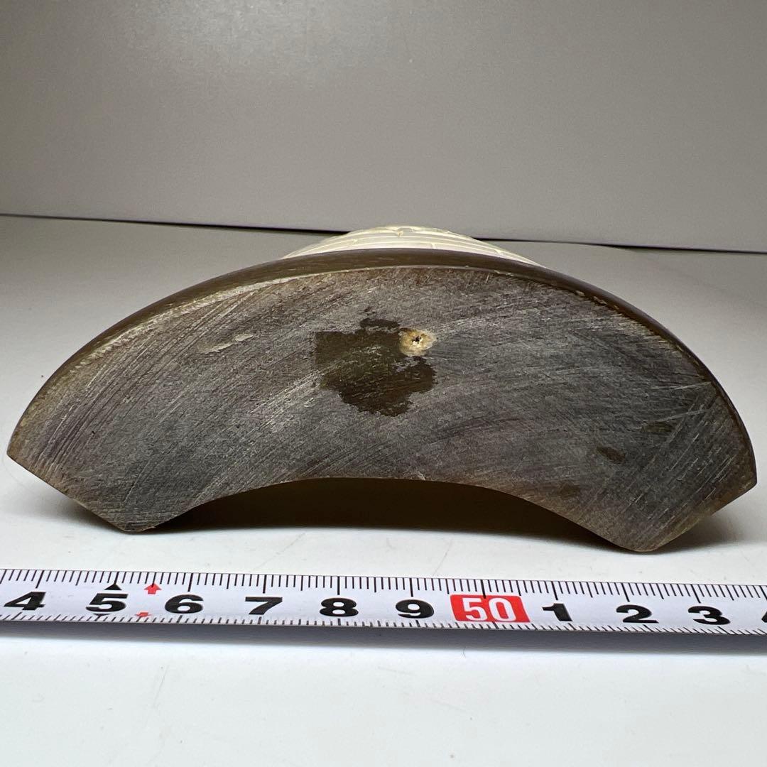 極上　人物　置物　タカサオ　375g 東N7-1029①