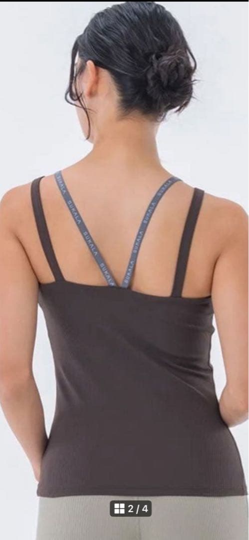 ★期間限定値下げ【新品タグ付未開封】新商品LAVA ヨガトップ エスプレッソ L