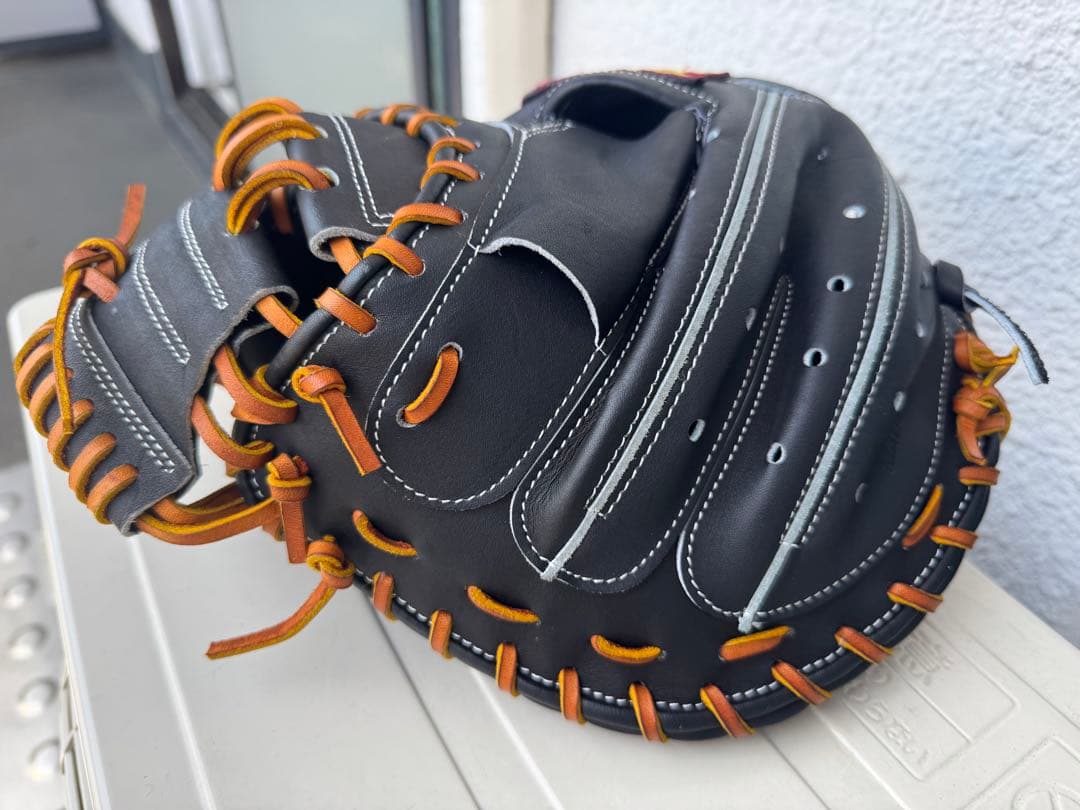 【型付済み】ザナックス　一般軟式用キャッチャーミット&守備手袋とアームスリーブ