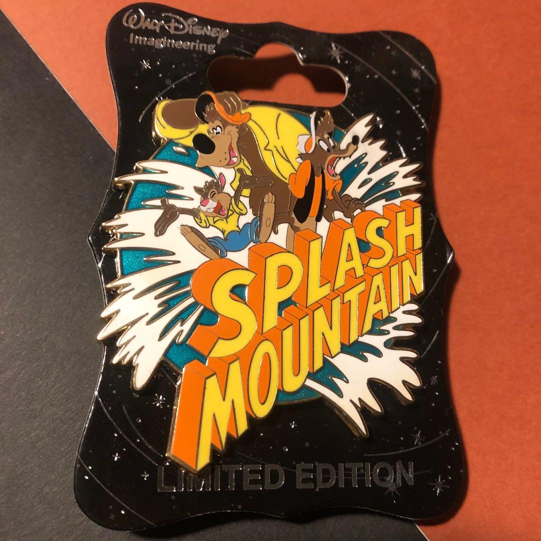 スプラッシュマウンテン ピンバッジ disney