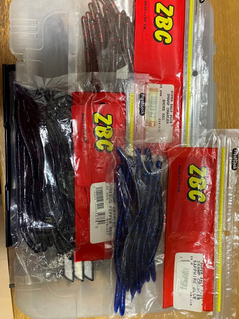 zbc スワンプクローラー　セット　合計264本　バス釣り　ストレートワーム