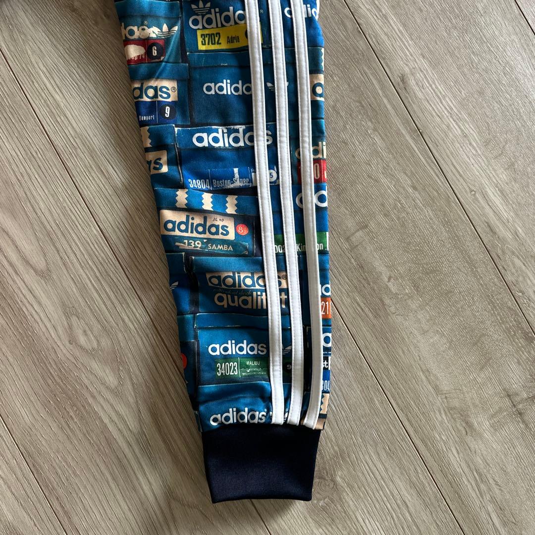 adidas リバーシブル　セットアップ　スウェット　ジャージ　M 総柄