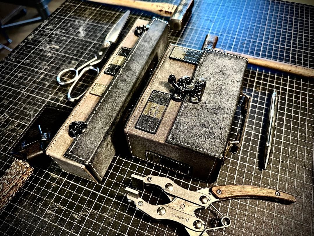 2月SALE品！Pvt.Workshop極CL 本革　デッキケース　ハーフプレマ