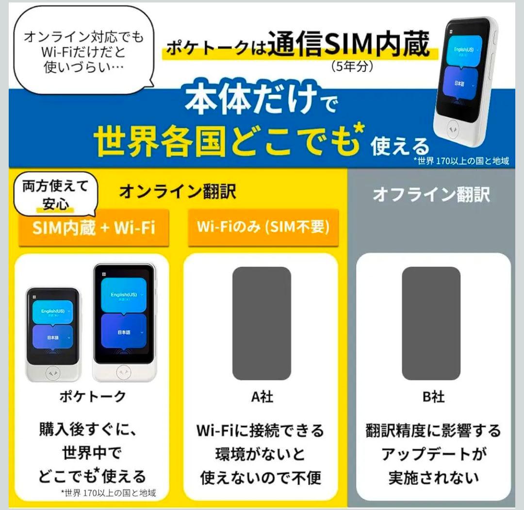 AI翻訳機 POCKETALK(ポケトーク)