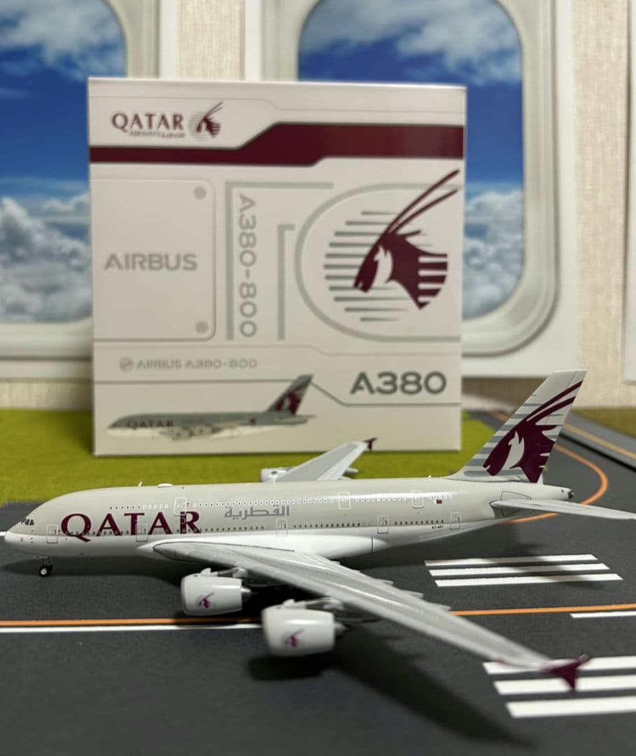 ☆Qatar Airways A380-800　ノーマル塗装