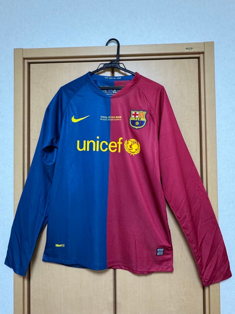 [新品、未使用]バルセロナ メッシ 長袖 ユニフォーム 08-09