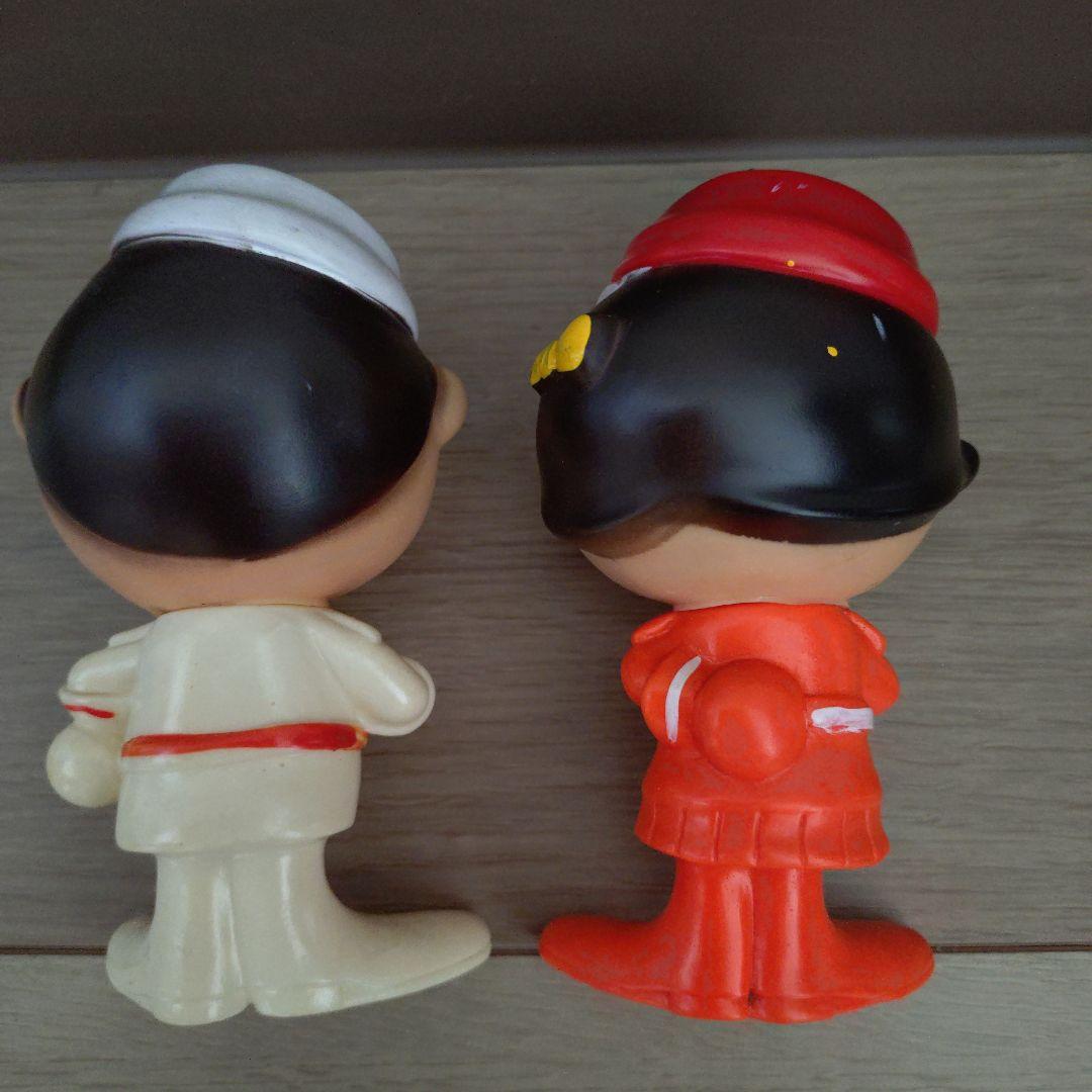 昭和レトロ　グリコ　ミリタリー人形　ソフビ