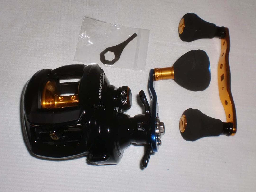 アブガルシア（Abu）オーシャンフィールドＢＧ≪左巻き≫スペアハンドル付き　新品