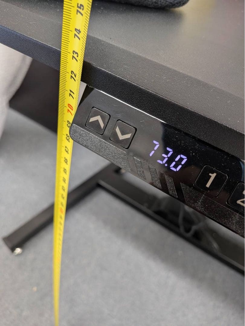 電動昇降デスク ブラック