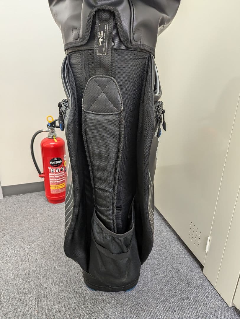 【美品】【希少】PING カートバッグ DLX 黒/青 USオーダー 2015年